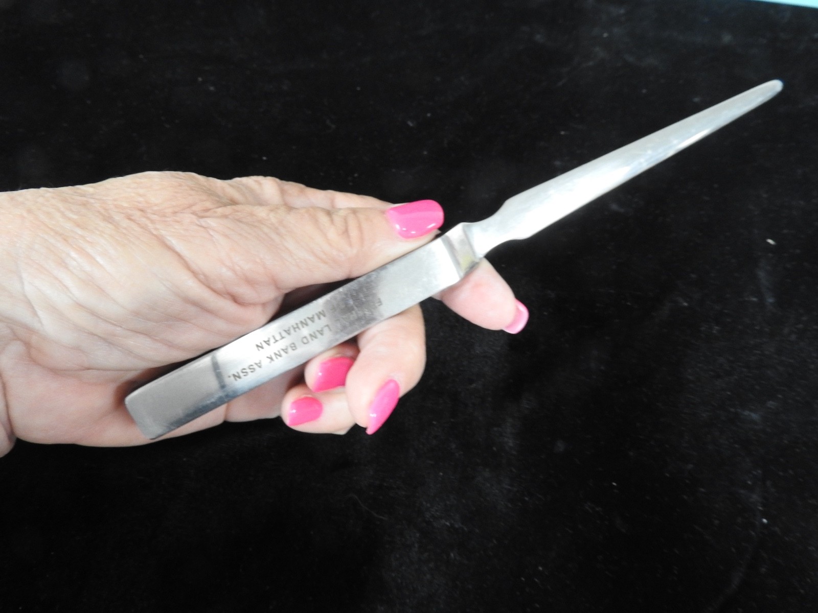 Vintage FEDERAL LAND BANK ASSN OF MANHATTAN KS Letter Opener