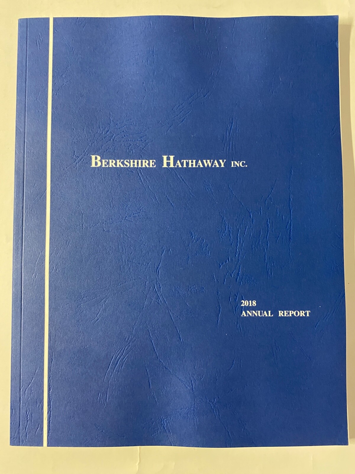 Berkshire Hathaway 2018 Annual Report – Warren Buffett, Charlie Munger