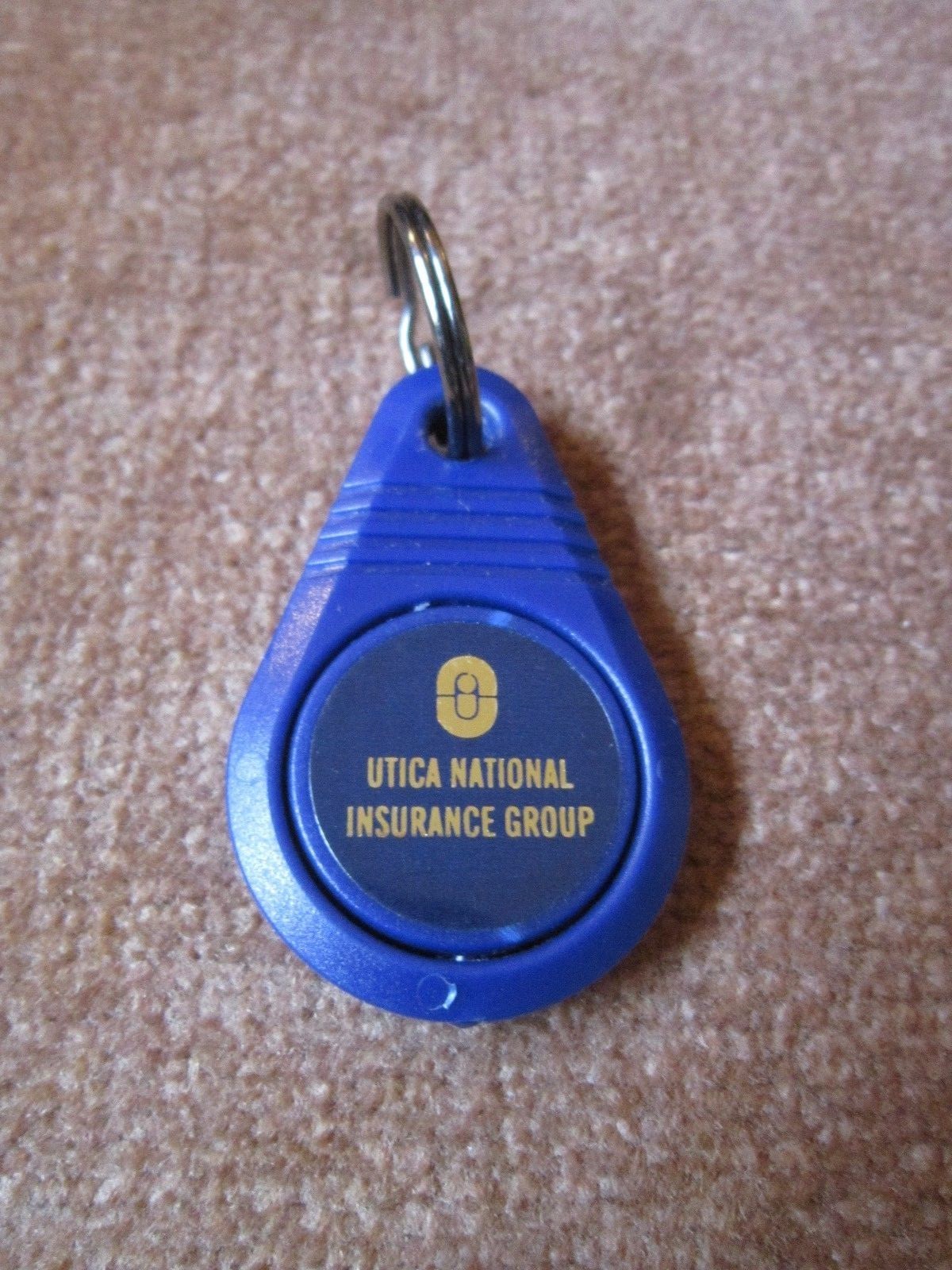 Utica NY Key Ring National Insurance Co. Keychain Collectible FREE SHIP