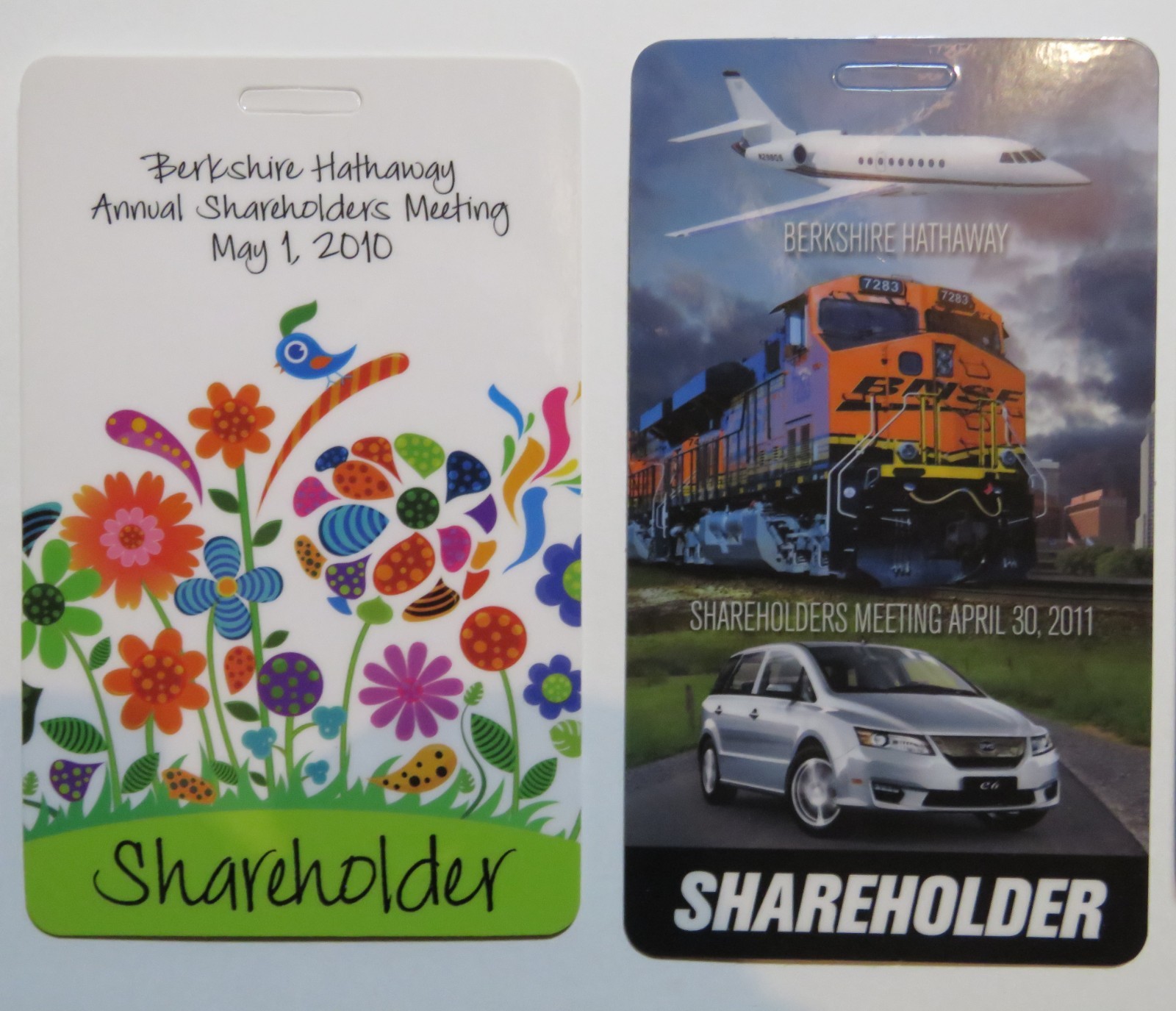 Berkshire Hathaway Warren Buffett Shareholder Meeting Passes Credential Lanyards