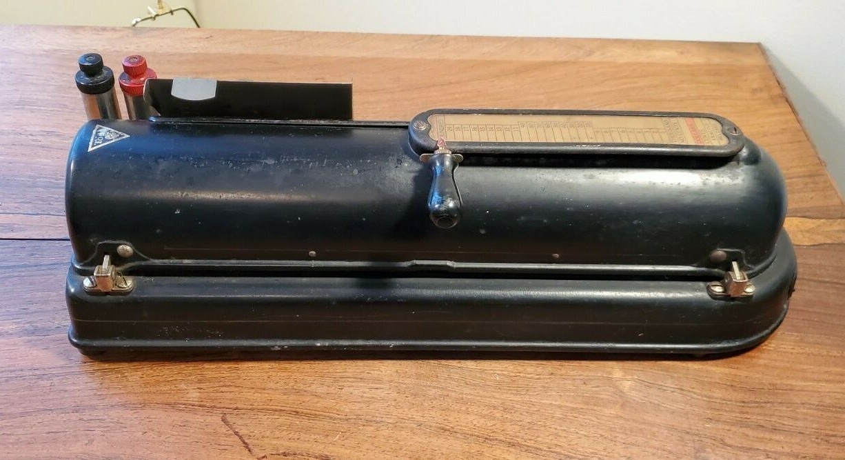 Antique The Todd Company, Inc. Check Writing Machine Patented 1908-1924