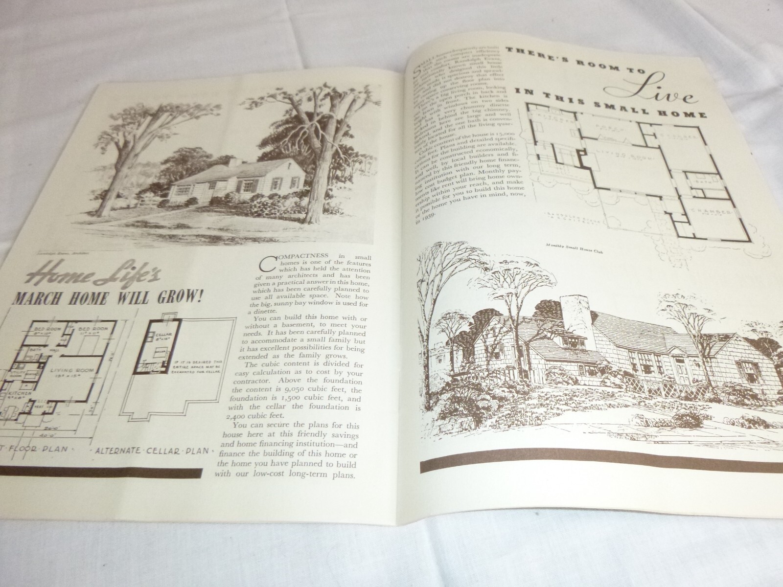 Vtg 1940s Your Own Home Plan Book Federal Savings & Loan Asso Chicago 25 Pages