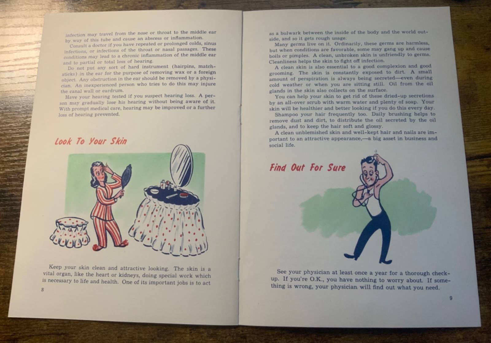 Vintage 1951 Feeling Tiptop? Booklet Metropolitan Life Insurance Co.