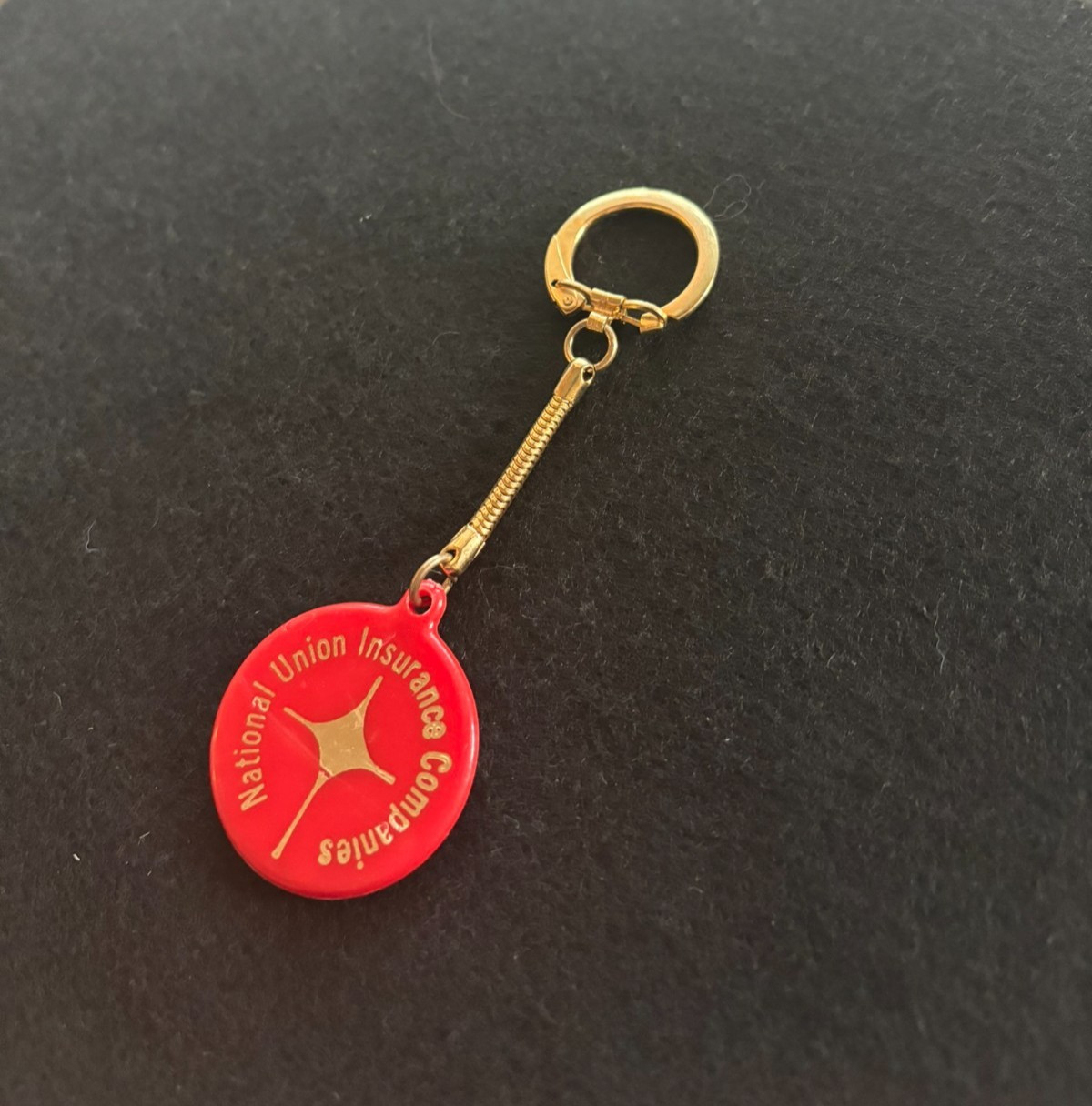 Vintage National Union Insurance Comapanies Keychain