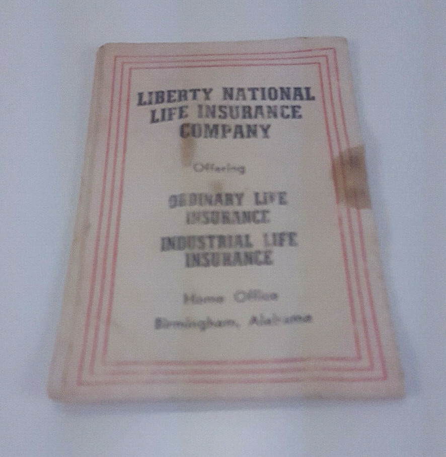 1948 LIBERTY NATIONAL LIFE INSURANCE COMPANY BIRMINGHAM ALA NEEDLE BOOK GIVEAWAY