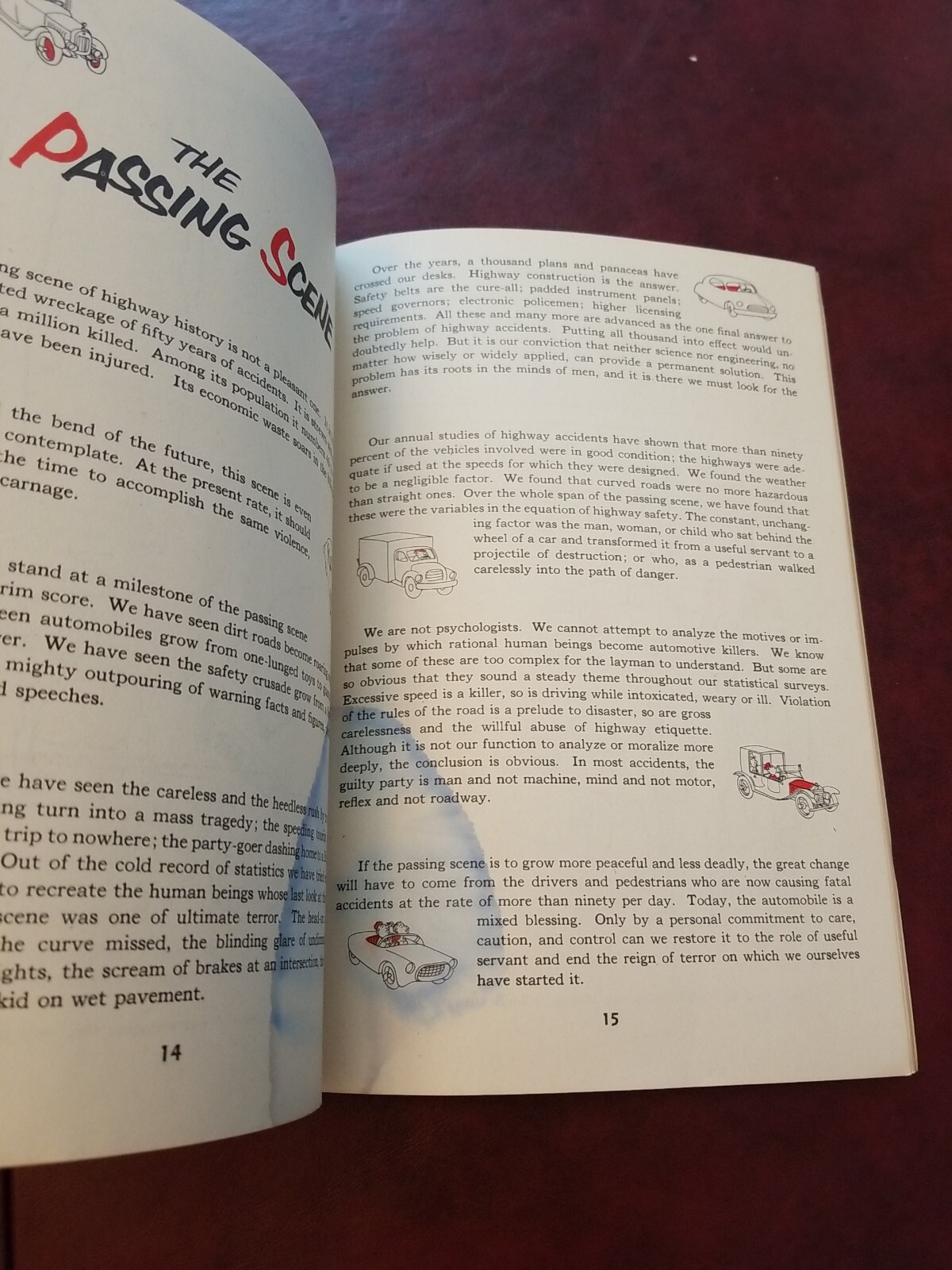 Vintage 1954 The Passing Scene, The Traveler Insurance Company. Chester S. Ely