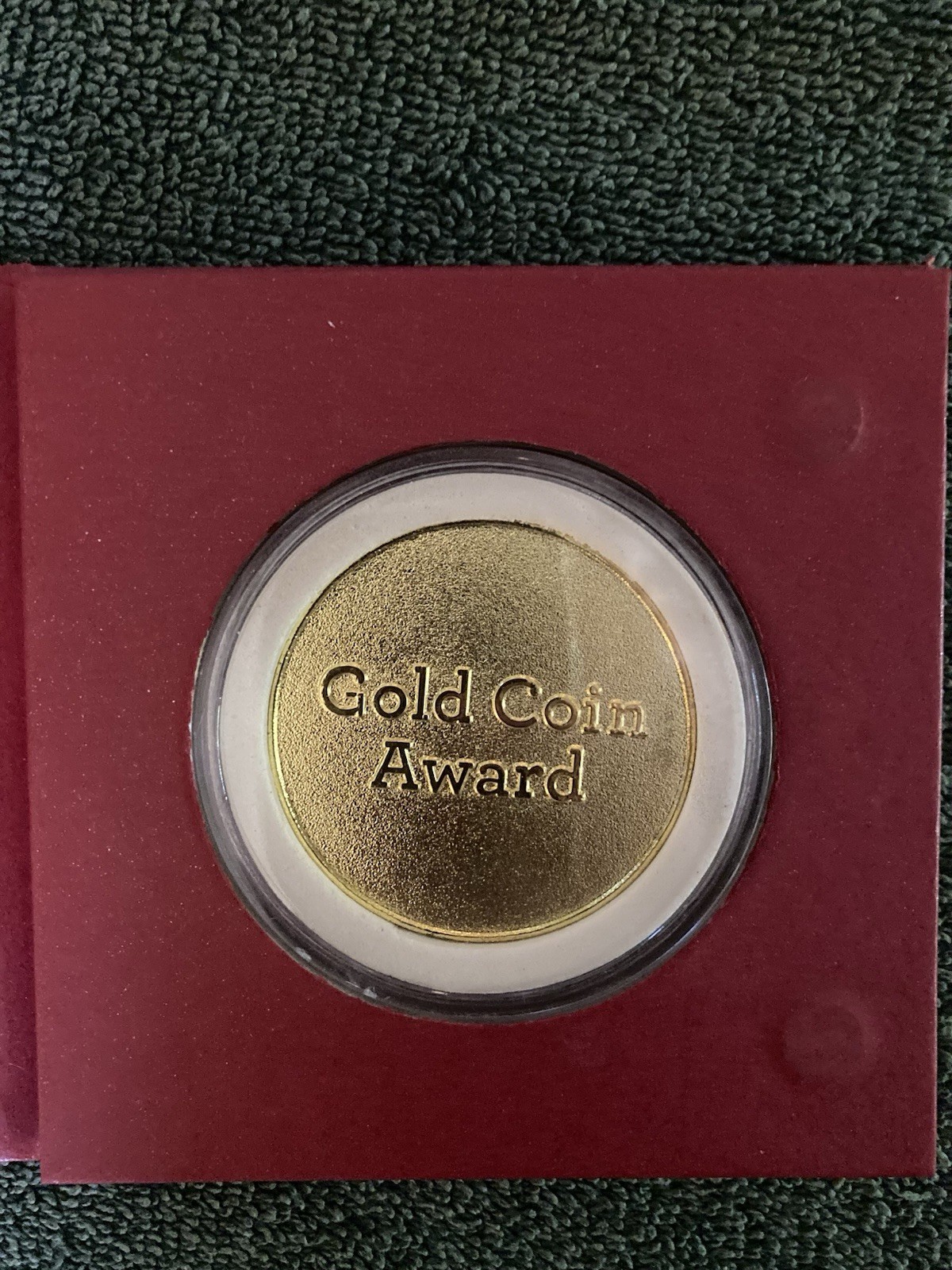 Wells Fargo Gold Coin Award Technology Operations Group Original Folio Complete