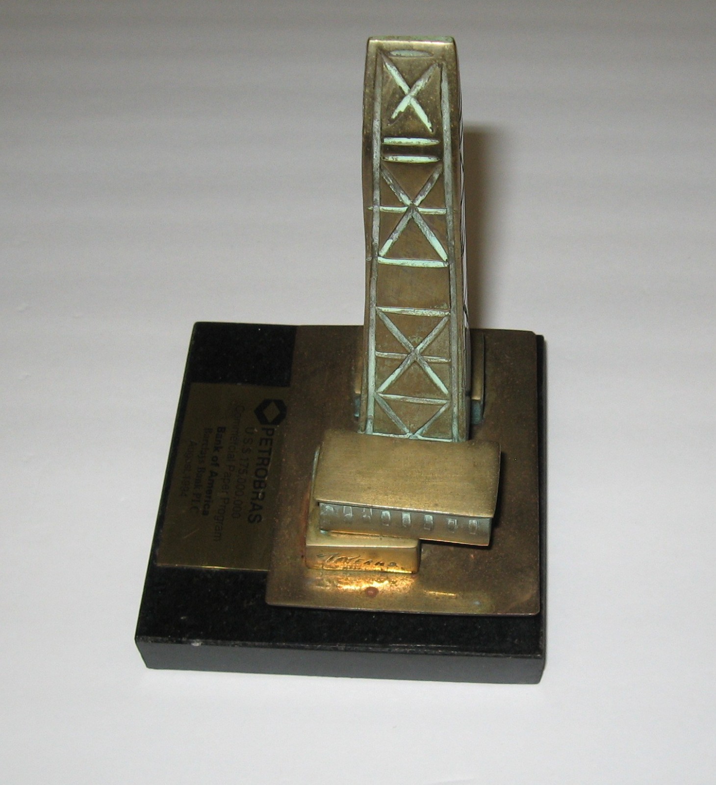 1994 Barclays Latin America, Bank of America CEO, Award Trophy Petobras/Palermo