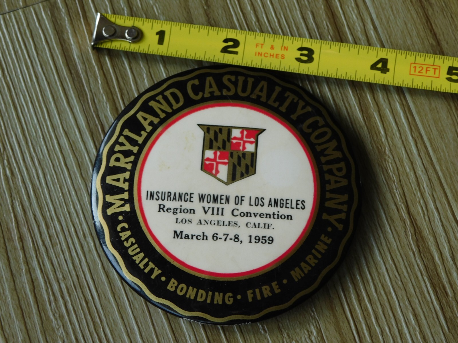 1959 MARYLAND CASUALTY Los Angeles Ca CONVENTION WOMEN OF Las Angeles special