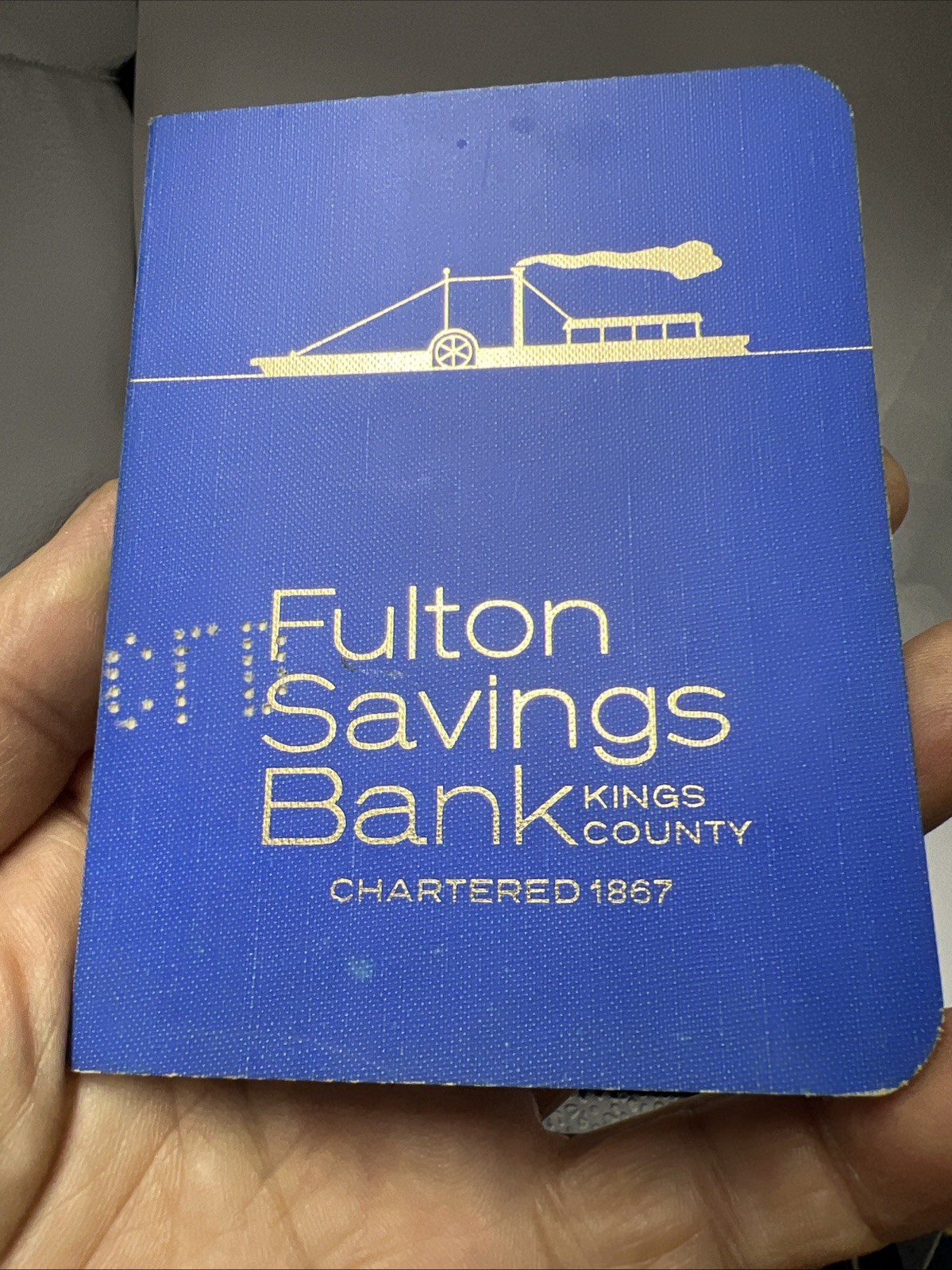 1972 Fulton Savings Bank Deposit Book New York Kings County