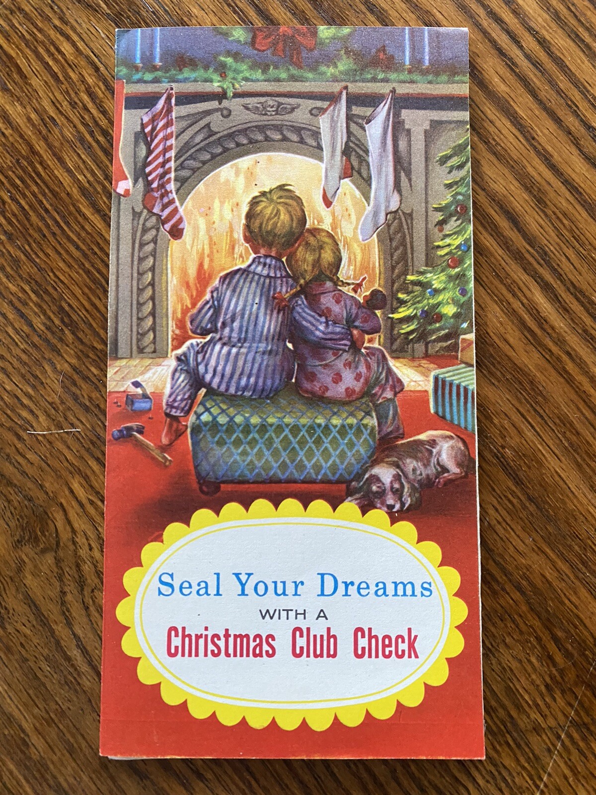 Seal Your Dreams- Christmas Club Info- Dime Savings Bank Of Williamsburg 1956