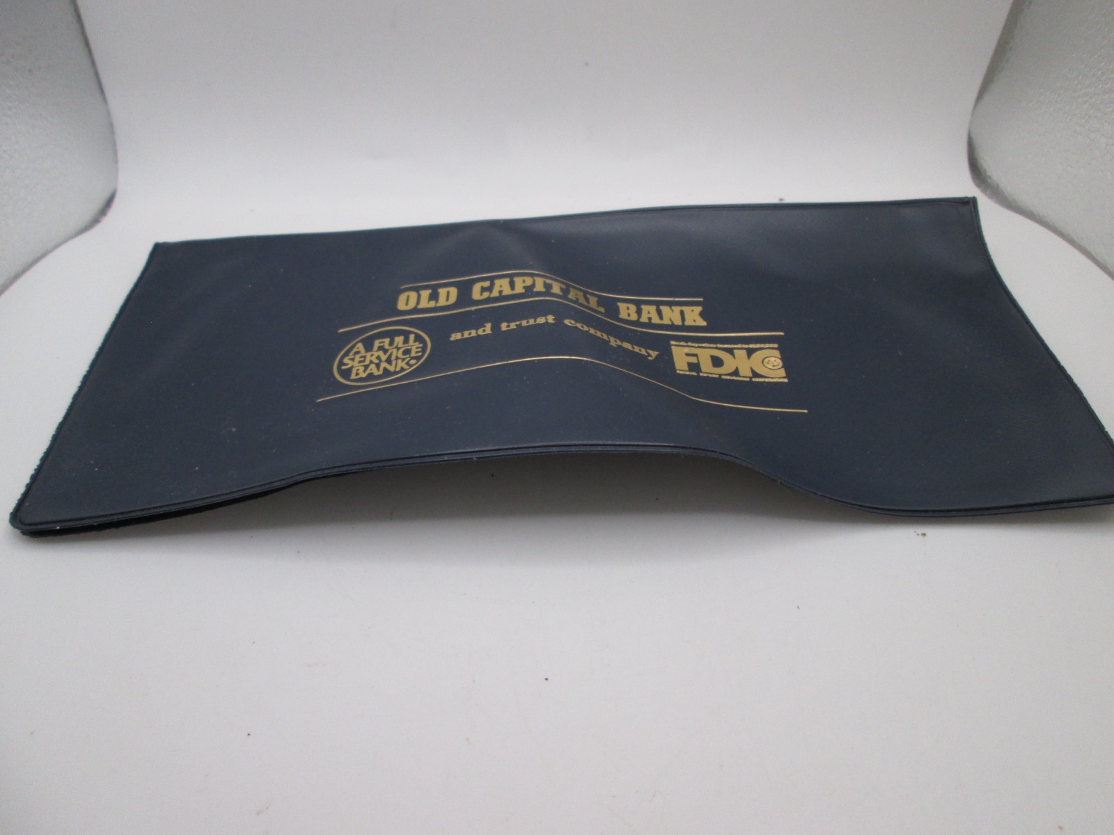 OLD CAPITAL BANK & TRUST Co, Corydon IN Plastic/Vinyl Money/Receipt Folio w/Pock