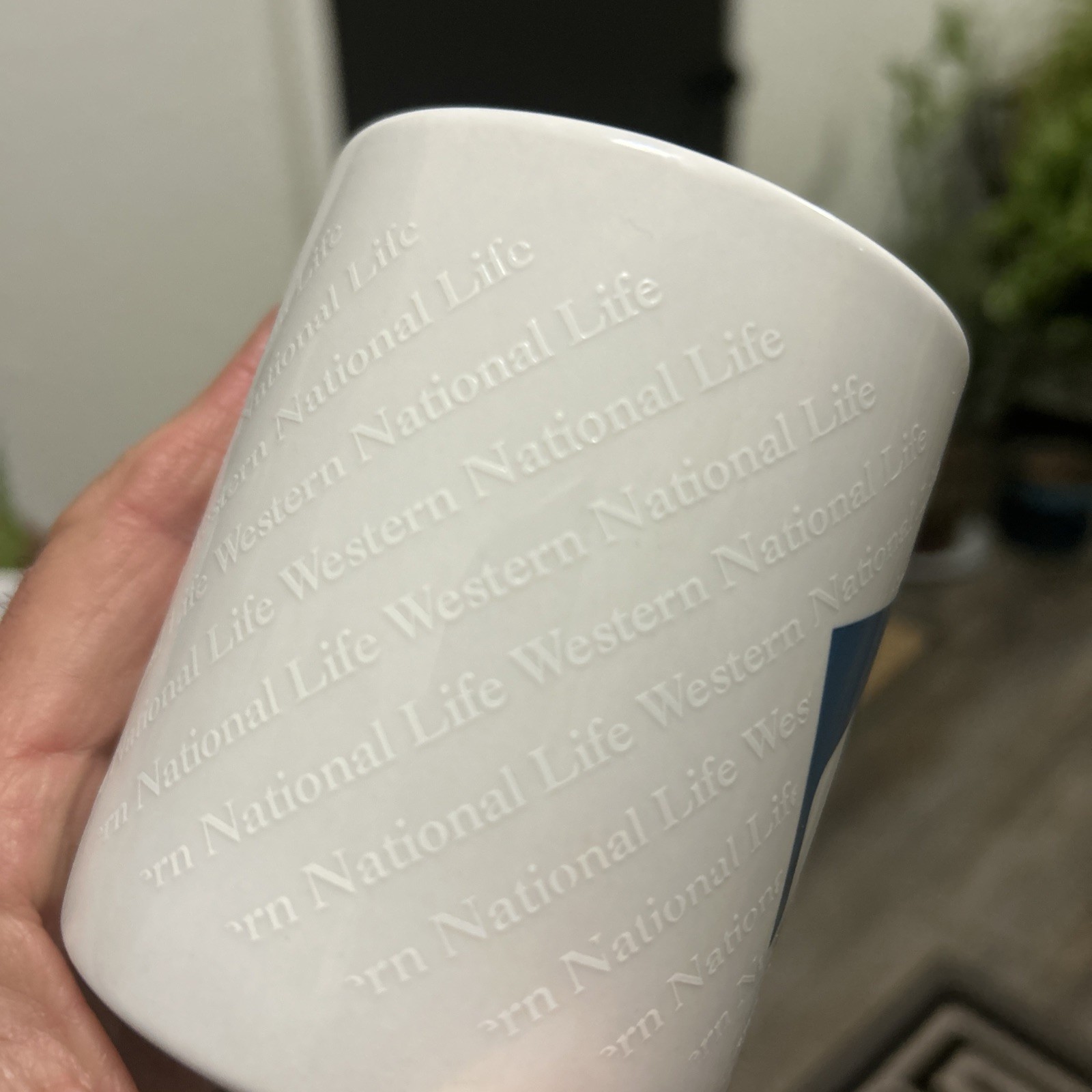 Western National Life Insurance Coffee Cup Memorabilia Advertisement