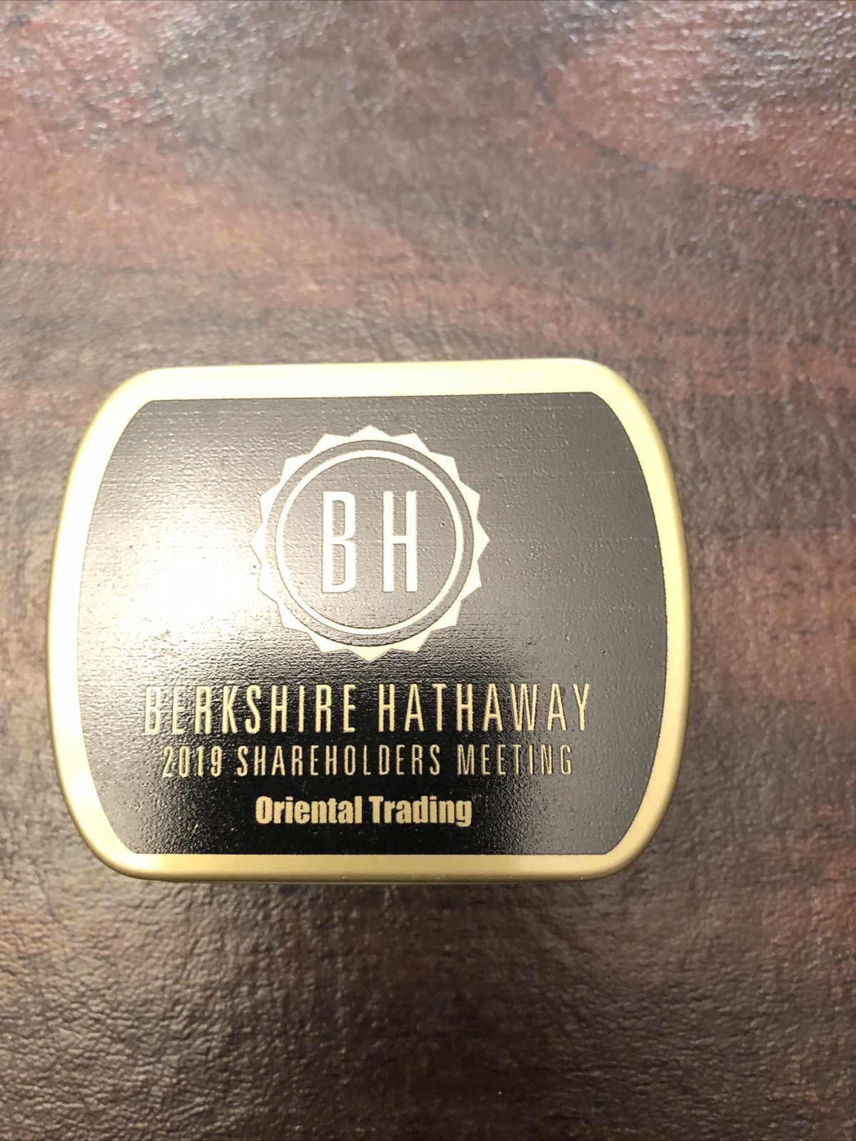 Collectible 2019 Berkshire Hathaway Shareholder Meeting Mint Tin (New SEALED)