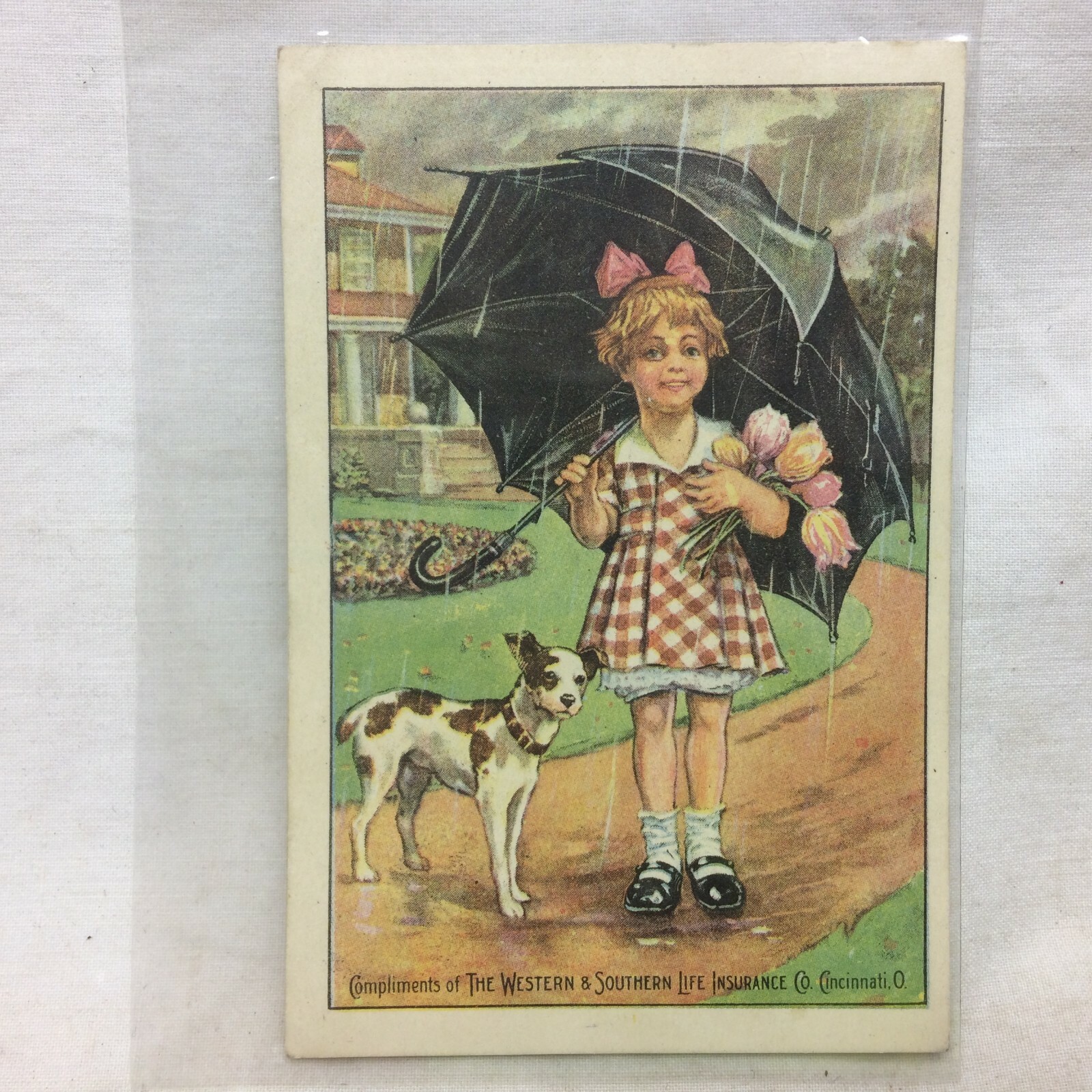 Vintage Trade Card Advertising The Western & Southern Life Insurance Co. Ohio