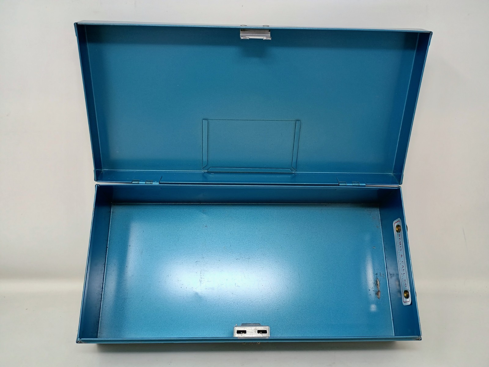 Vtg Metal Combination Lock Box Provident Mutual Life Insurance Philadelphia
