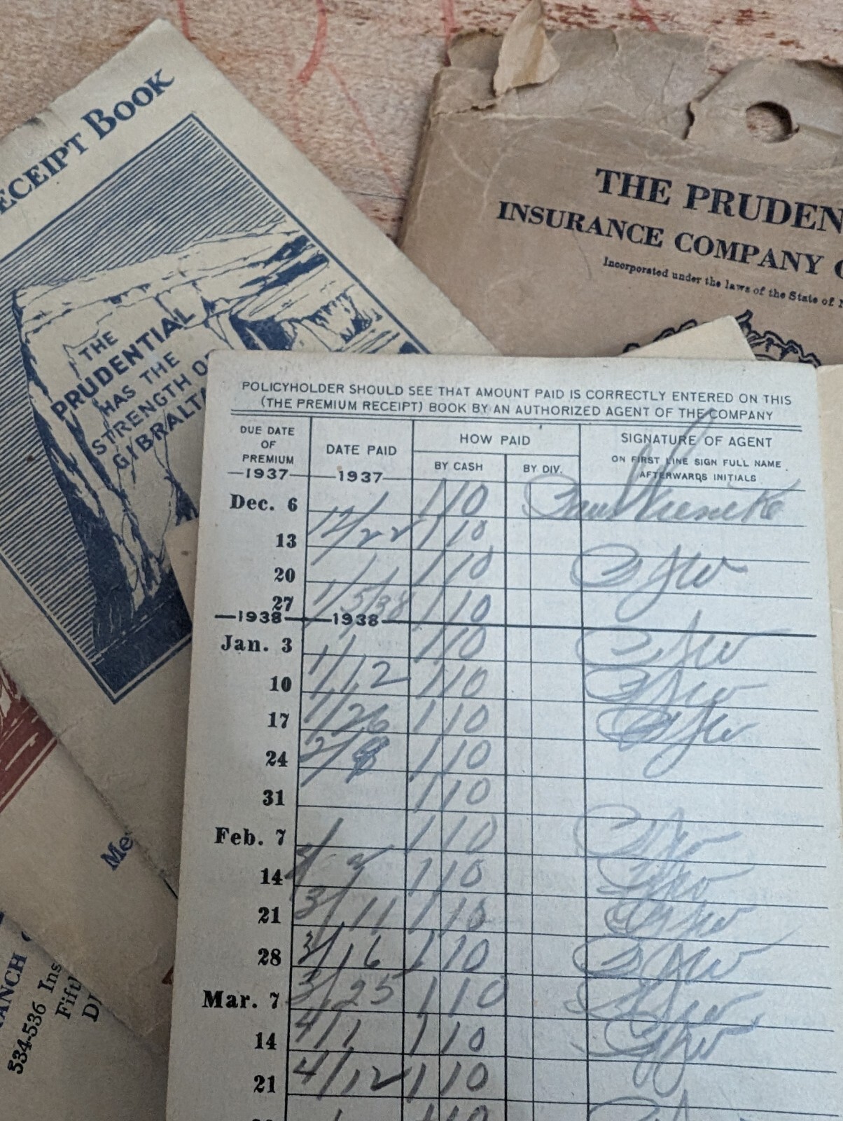 VTG Prudential Insurance Pocket Premium Books 5 With Cover 1920s 2 Metropolitan