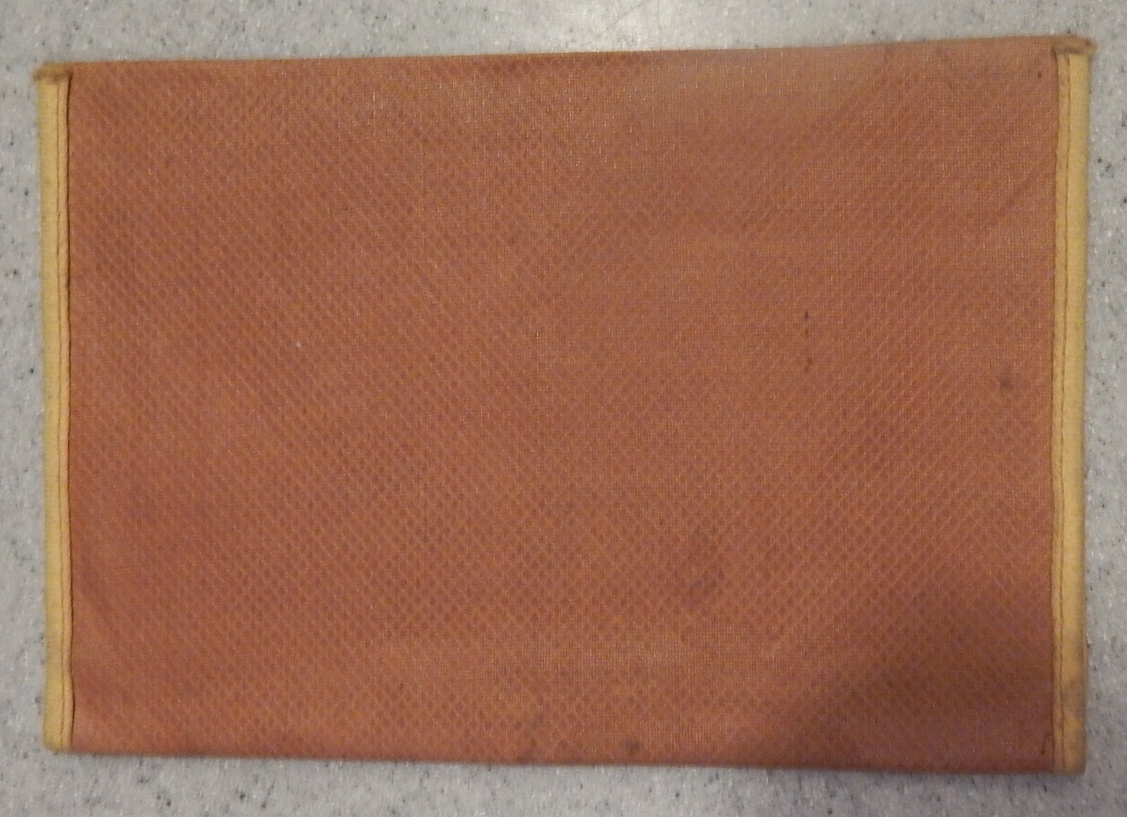 German Bank Freeport, ILL Cloth Document Holder or Billfold Circa 1900