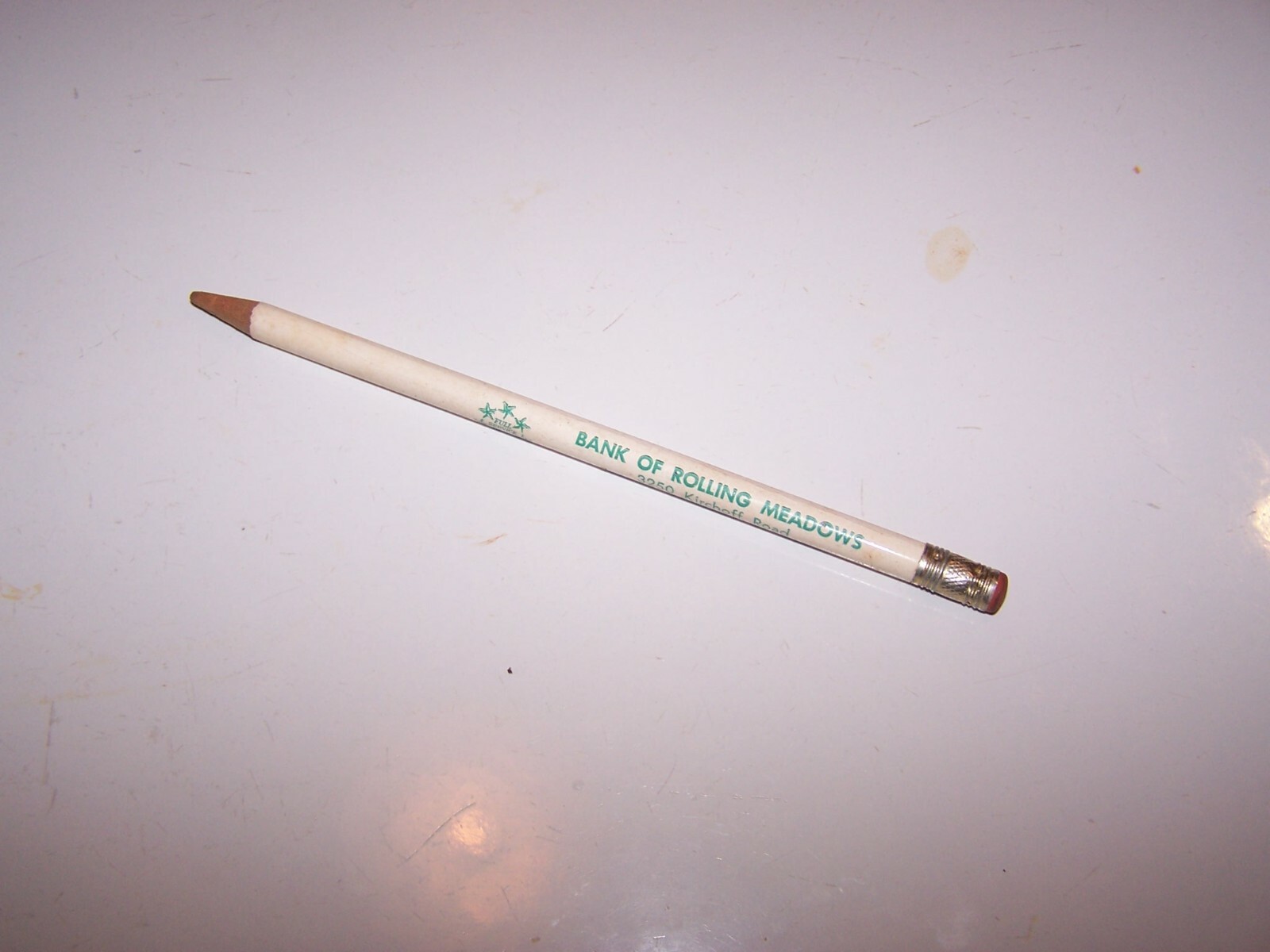 Vintage BANK OF ROLLING MEADOWS Pencil ROLLING MEADOWS ILLINOIS