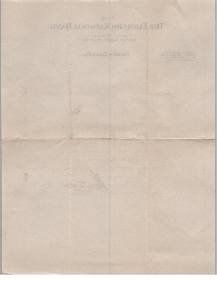 The Federal Title & Trust Company Beaver Falls Pa Letterhead 5 April 1926