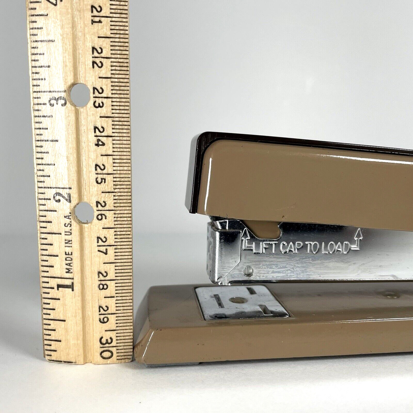 Bank of America Swingline Metal Stapler 747 Vintage USA Beige Tan