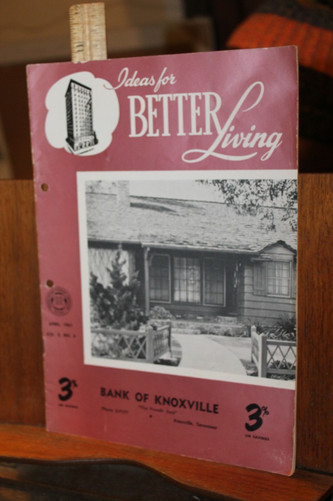 Vintage Bank of Knoxville Magazine Ideas For Better Living April 1961