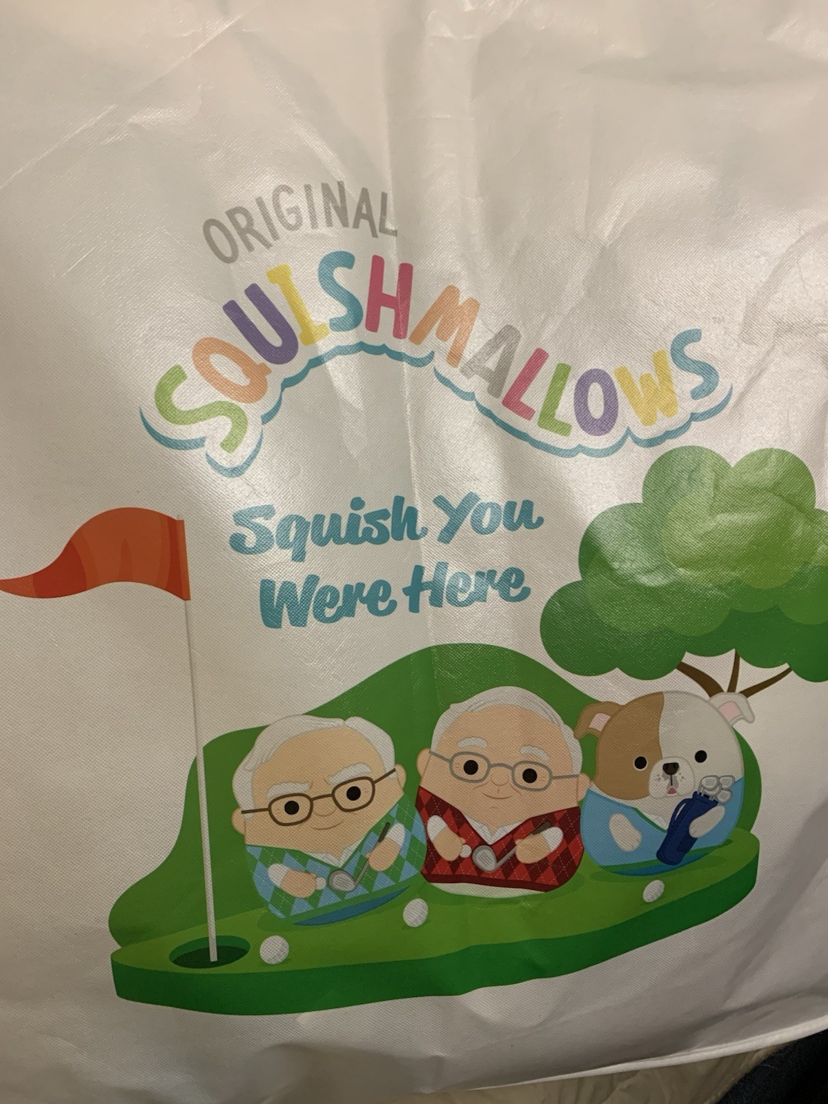 Berkshire Hathaway Bag Squishmallows 30″ X 30″ Tote Bag Warren Buffett 2025