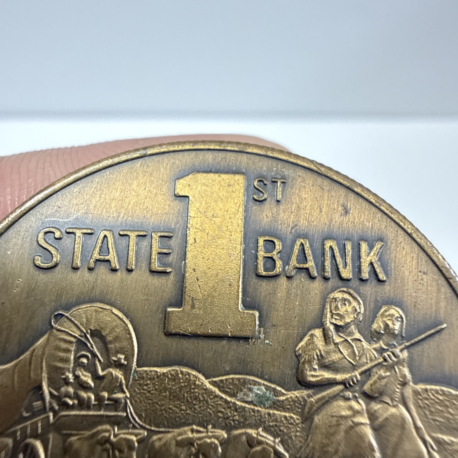 1976 1st State Bank, CHEROKEE STRIP CITY KIOWA, KANSAS Coin/Metal – Liberty Bell