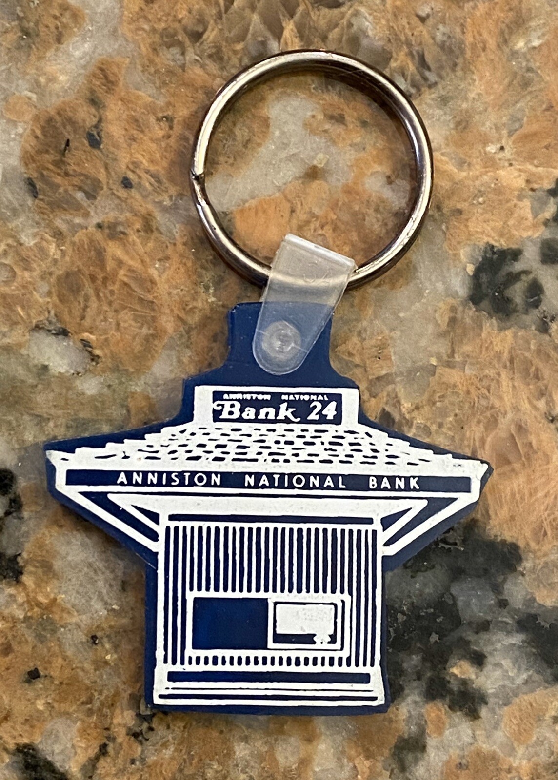 1960’s Anniston National Bank Keychain 3 Inch