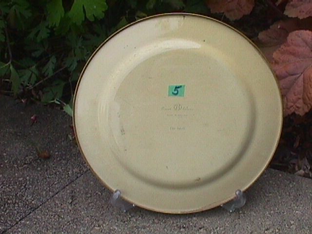 Boy Girl Flowers Trees Sheep Tin Plate Original Vintage 10” Tin Plate Scene (5)