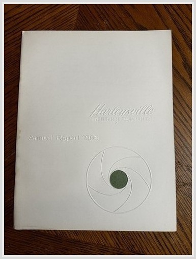 Harleysville Insurance 1965 Annual Report PA Montgomery Co Mid-Century Finance