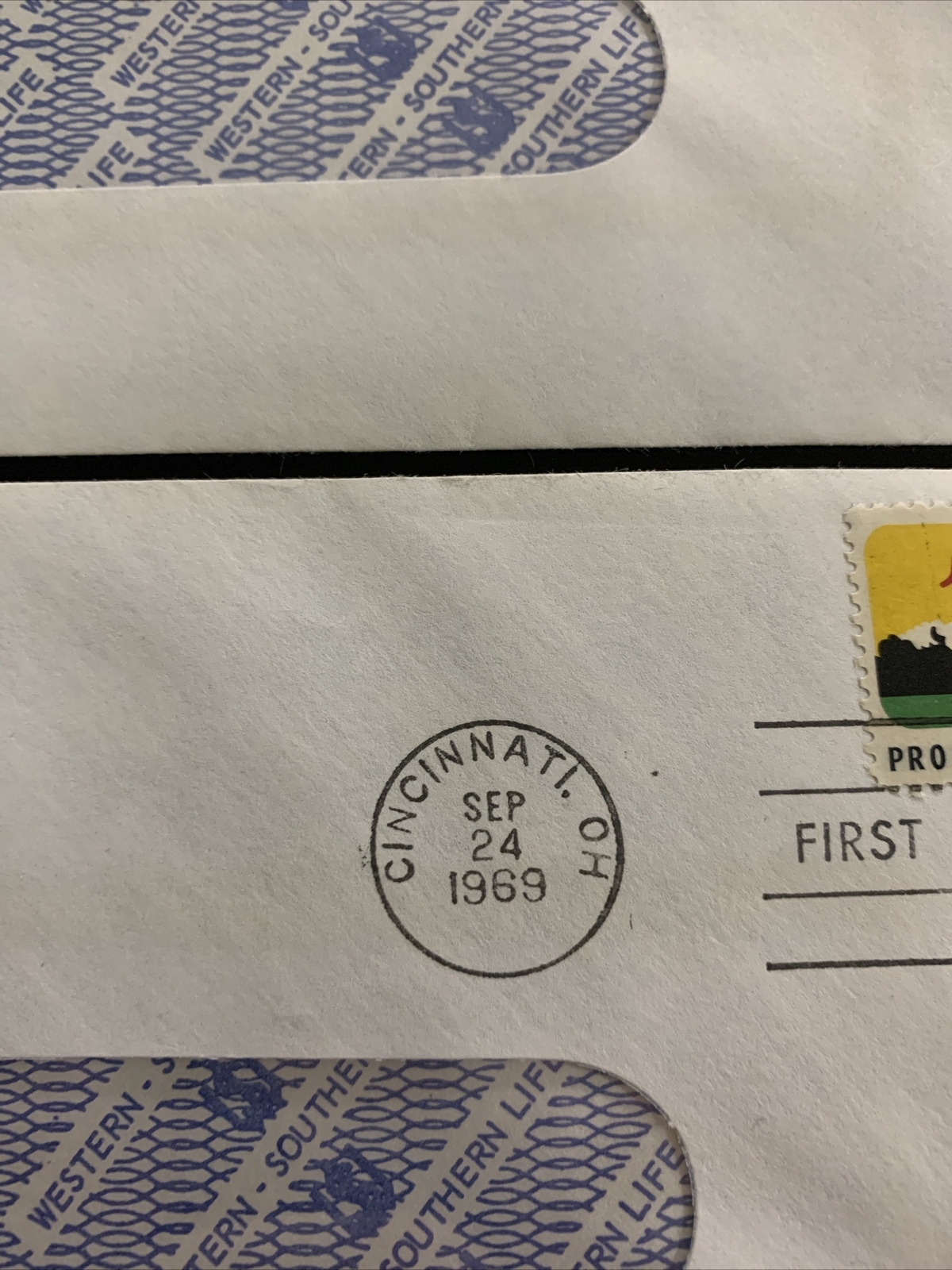 Lot Of 2 – Western And Southern Life Insurance Company Cincinnati Ohio Envelopes