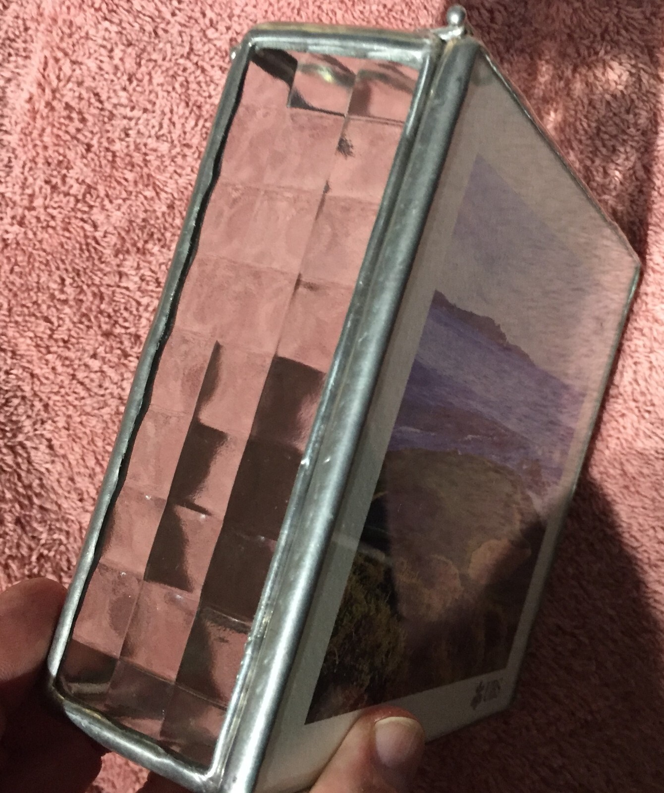 Rare Joann Dost 2006 Lodge At Pebble Beach Golf Glass Jewelry Box UBS Bank Promo