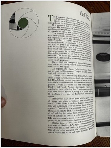 Harleysville Insurance 1965 Annual Report PA Montgomery Co Mid-Century Finance