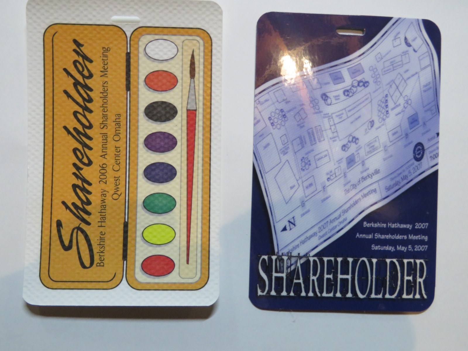 Berkshire Hathaway Warren Buffett Shareholder Meeting Passes Credential Lanyards