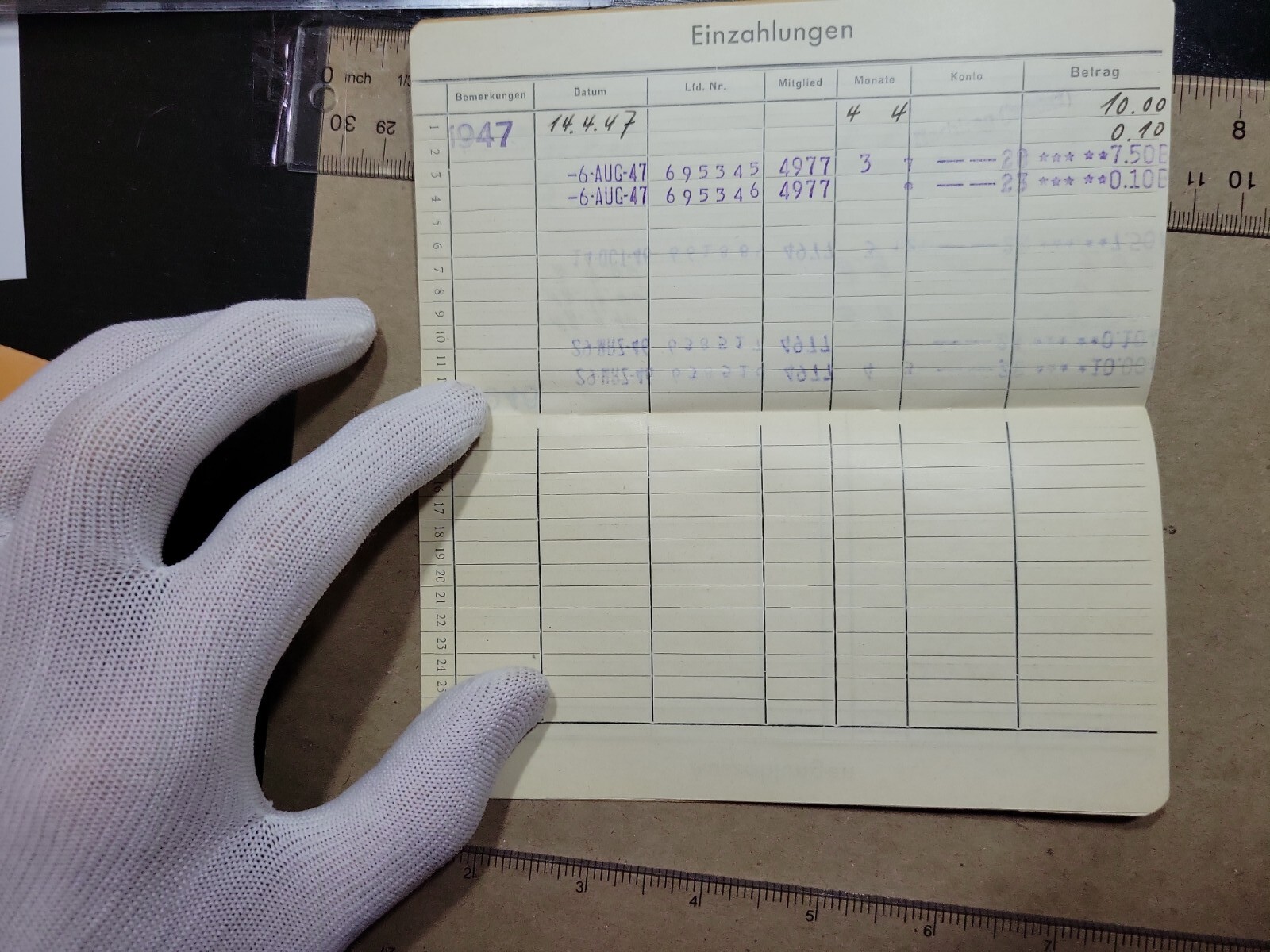 🇨🇭 Switzerland Luzern Unemployment Booklet 1945-1947 Memorabilia 101922-2