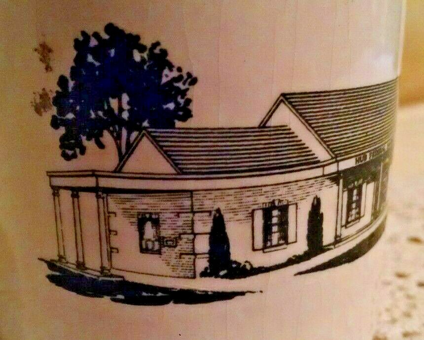 HUB FEDERAL BANK GAHANNA OHIO VINTAGE JUG SHAPED CORK STOPPER SAVINGS LOAN.