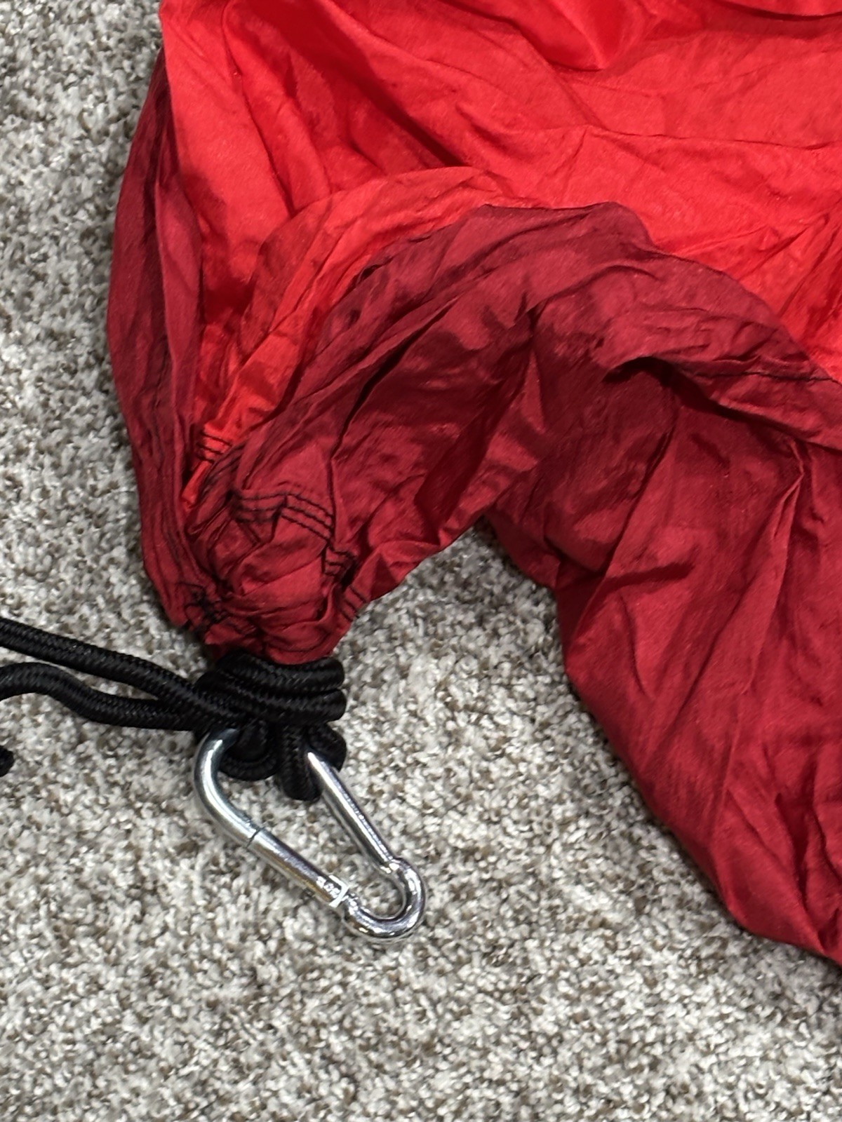 State Farm Logo Red 210T Nylon/Polyester Basecamp Hammock w/ Pouch – New w/ Tag