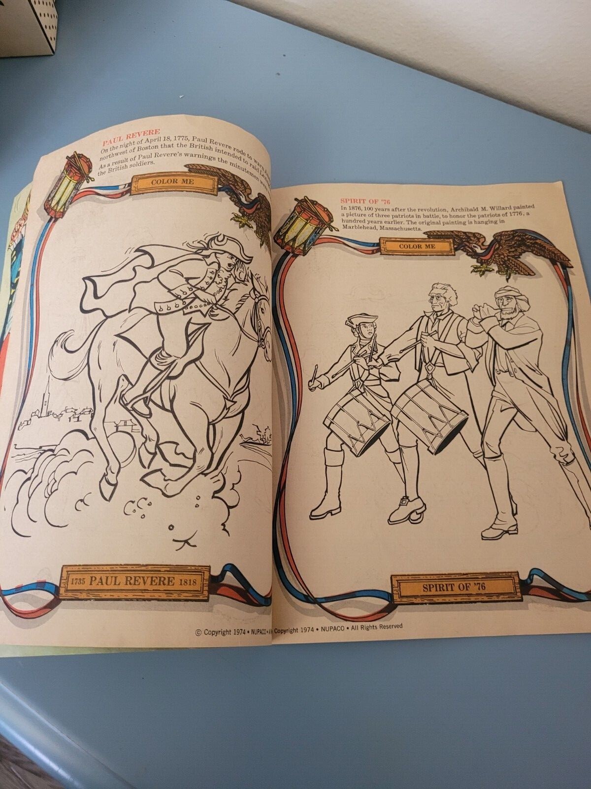 1974 Dade Federal Savings Bicentennial Coloring Book
