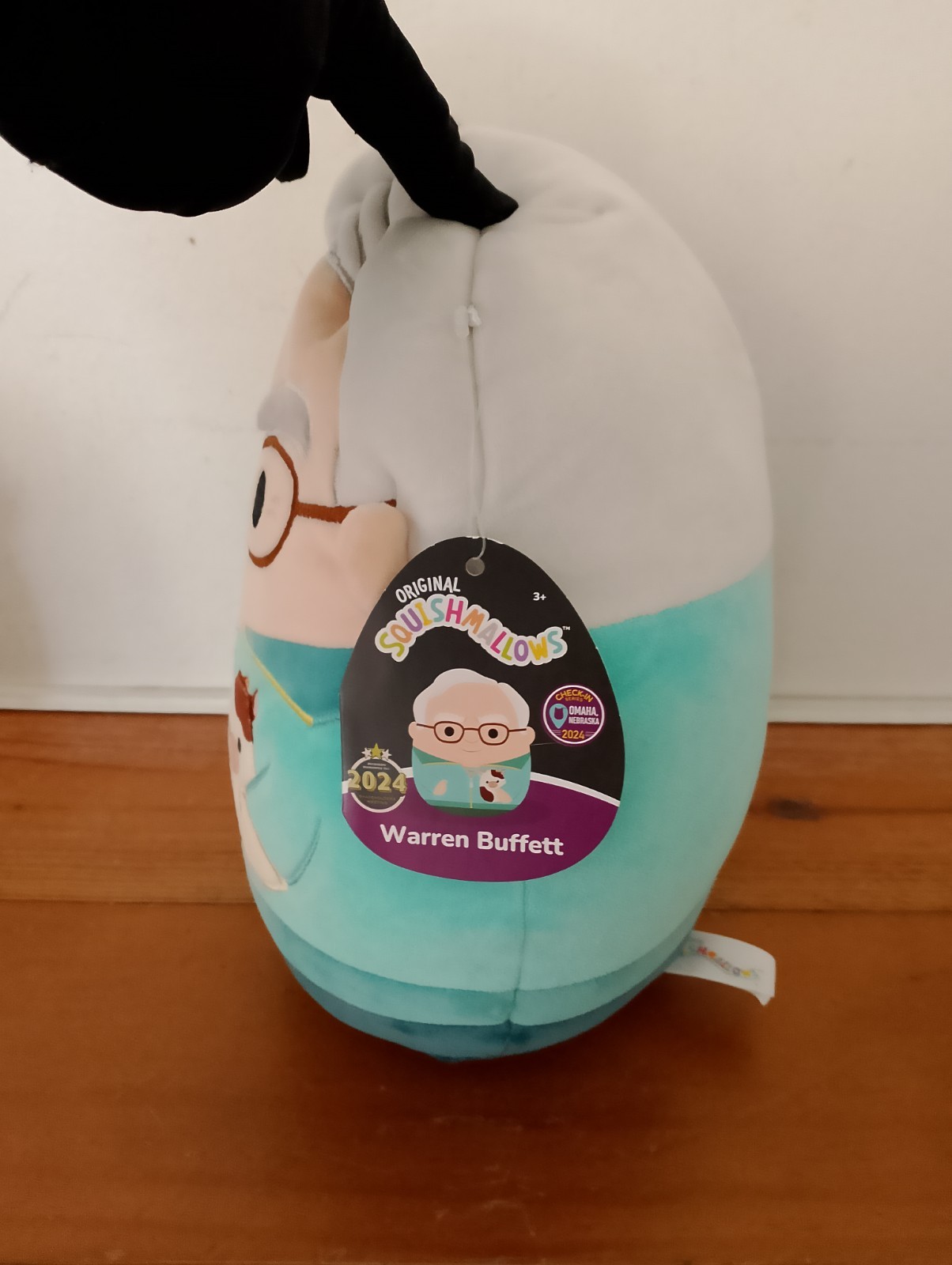 Warren Buffett / Charlie Munger Squishmallow 8” &10” Berkshire Hathaway 2023/24