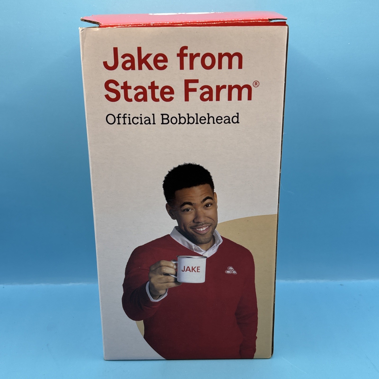 RARE Jake from State Farm 7″ Tall Official Bobblehead w/ Original Box – New
