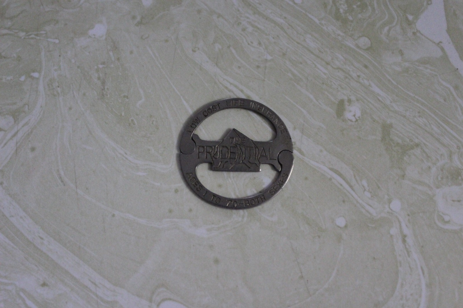 VINTAGE KEY HOLDER FROM THE PRUDENTIAL INSURANCE CO