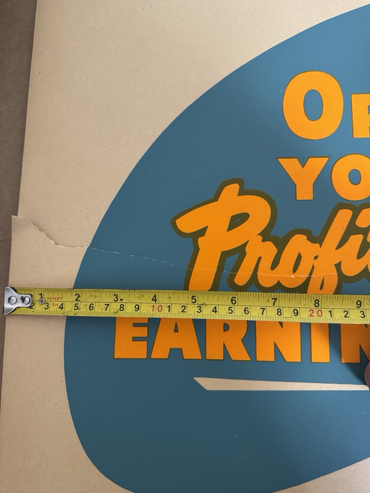 Vintage LARGE Banking Financial Home Loan Advertising Poster 40 x 26 inches