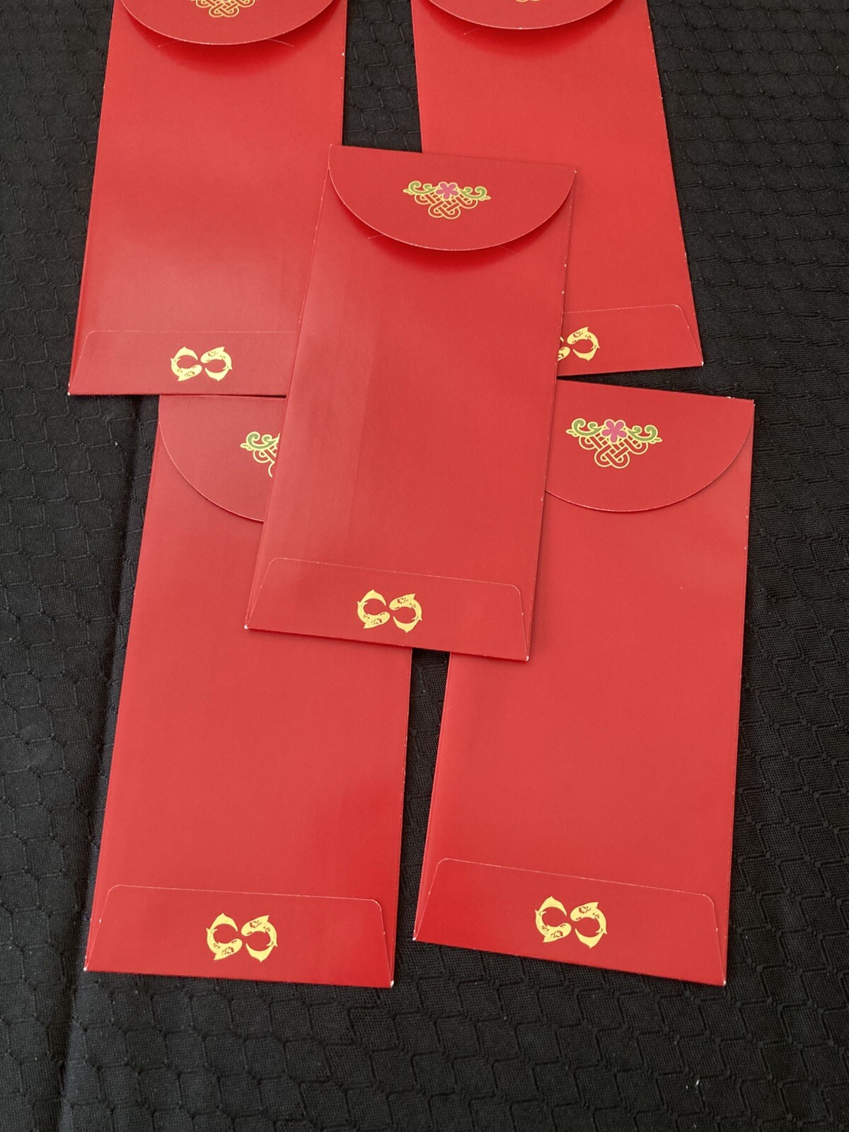 New! Wells Fargo Bank Chinese Lunar New Year Red Envelopes~ Pack Of 5