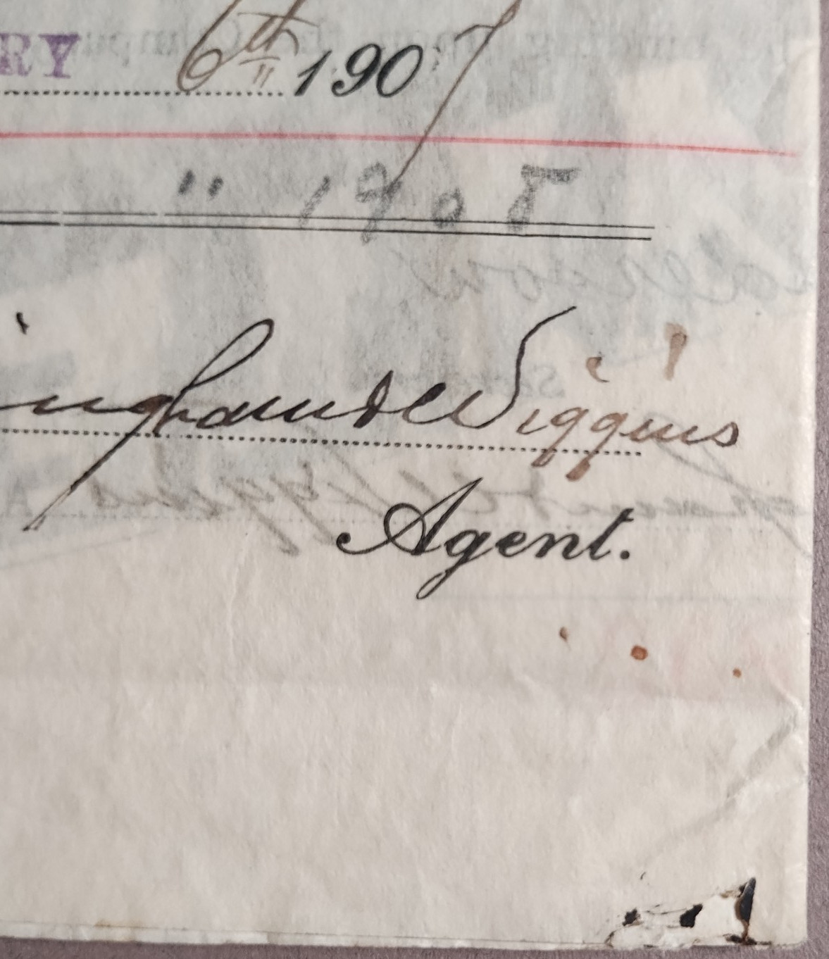 1906 United States Plate Glass Insurance Co Policy Blairsville Illustrated B4-48