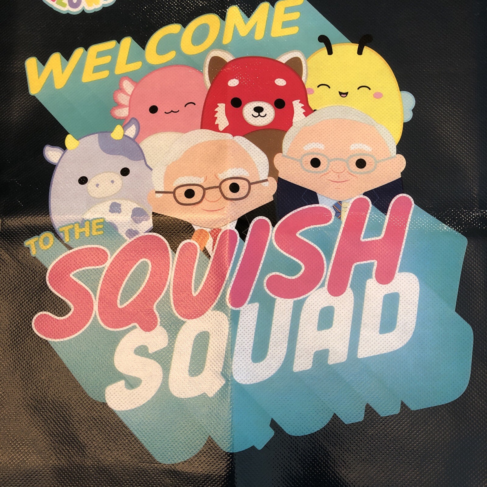 Warren Buffett 2023 Berkshire Hathaway Squishmallows Squish Squad Large Bag