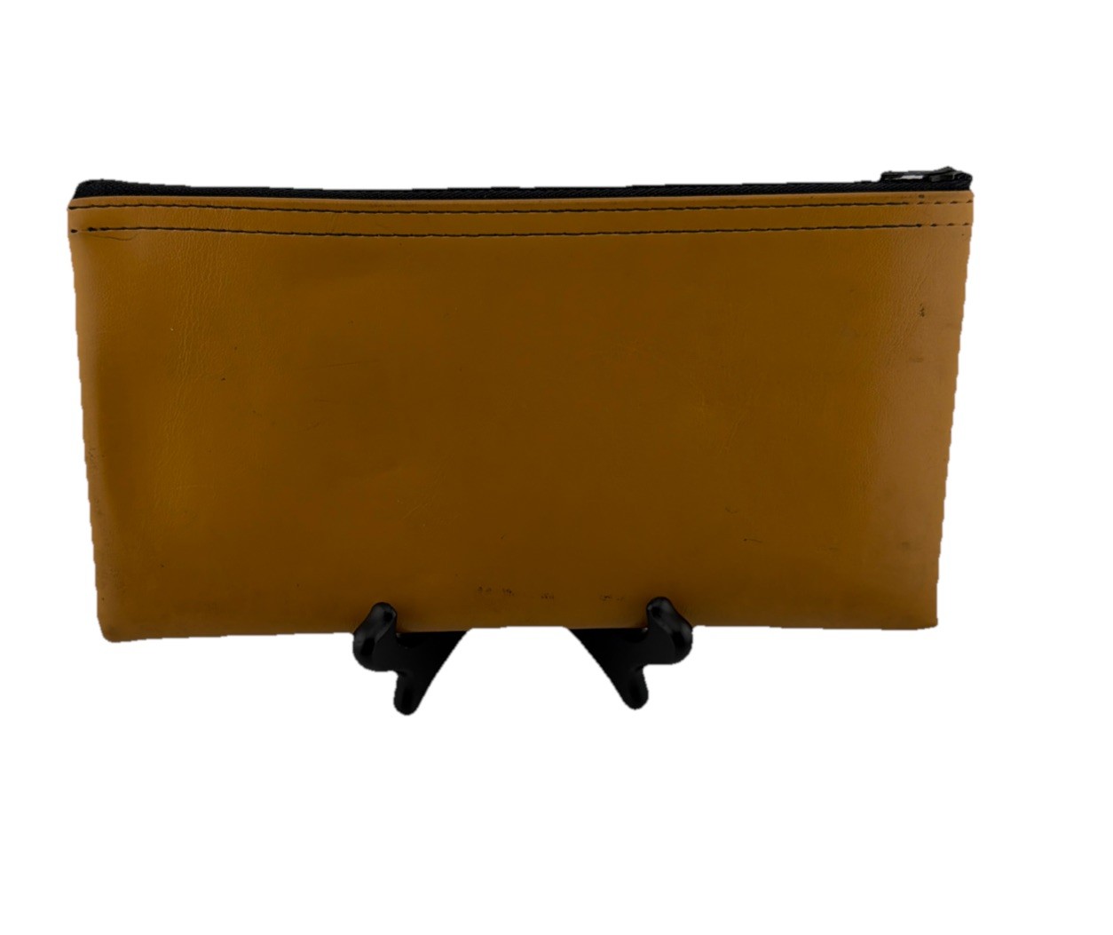 Rio Grande Valley Bank Vintage Bank Cash Bag Deposit Bag Mustard 1970s