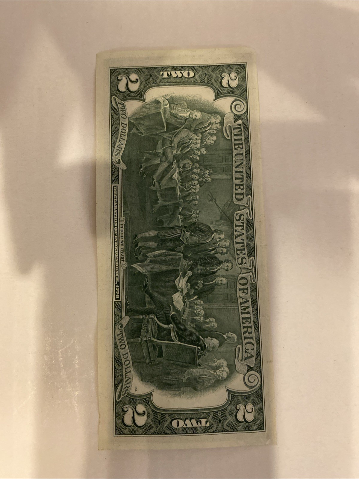 $2 Bill. Perfect Condition. Not Circulated. Crisp and new. JO2543917A Four 10s.
