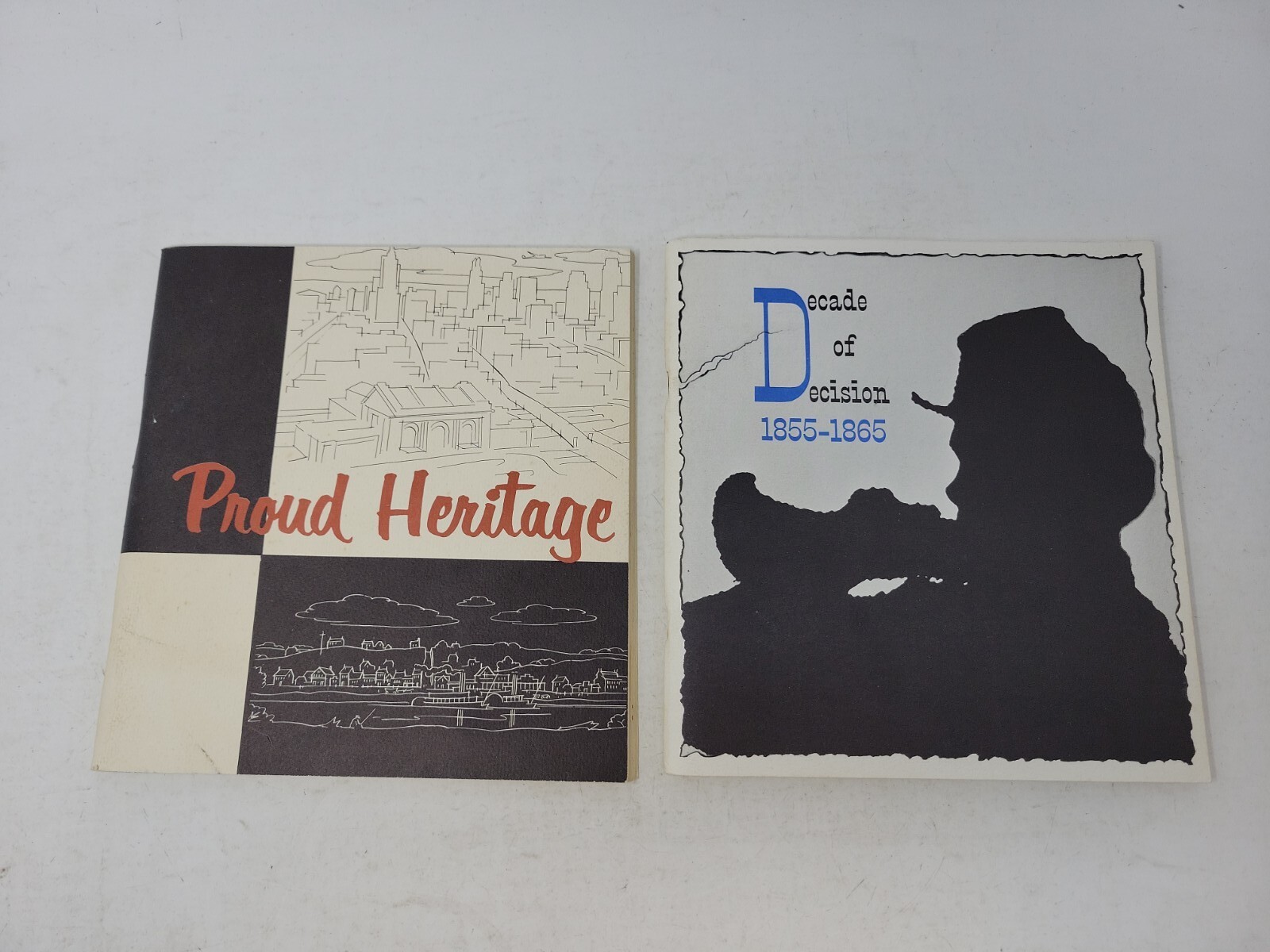 Two Vintage Books Kansas City Life Insurance Advertising Missouri History RARE