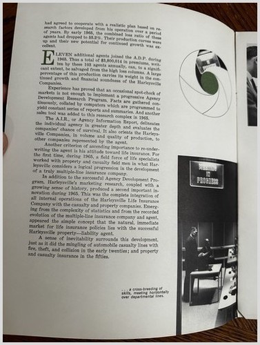 Harleysville Insurance 1965 Annual Report PA Montgomery Co Mid-Century Finance